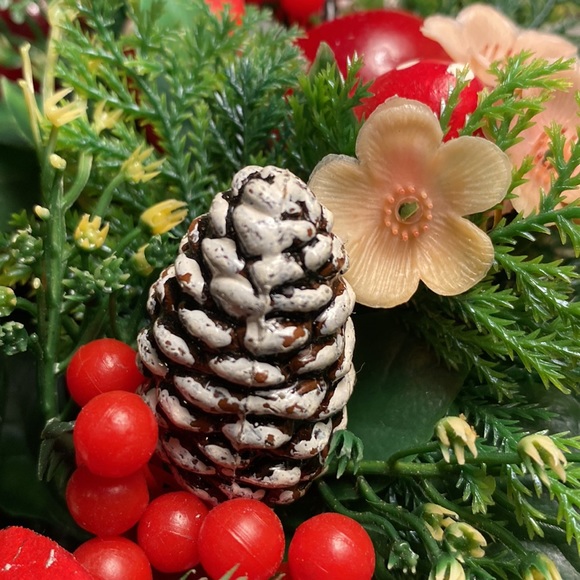 Plastic Christmas Candle Ring Set of 2 - Picture 9 of 9